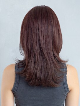 アース 二俣川店(HAIR&MAKE EARTH) 二俣川_レディース_セミロング_レイヤーカット_顔まわり_カット