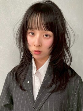 ウェイビーズ(WAVY'S) xカット/ホワイトグレージュ/レイヤーカット/チェリーブラウン