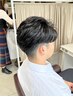 【メンズ限定　髪に動きをプラス】　カット+パーマ  ￥13860→￥9900 [東戸塚]
