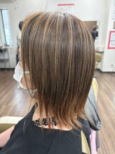 美容室 アンジェ(Ange) アンブレラ×エンドカラー