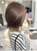 白髪ぼかし韓国風くびれレイヤーカット髪質改善30代40代美髪小顔