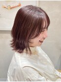 【three.中之島】暖色ボブ