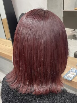 シャルムバイケンジ(Charm.by KENJE) 赤髪/艶髪/髪質改善/ブリーチなし/韓国レイヤー/オージュア