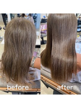 アンジュベイナハ (Ange Bay NAHA) 髪質改善艶髪ストレー