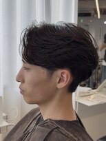 アコロン(acoron.)&nbsp;センターパート/毛流れ/ニュアンスパーマ/池袋メンズカット