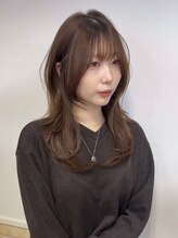 カミケン 黒岩店　kamiken・&nbsp;秋冬ブラウンカラー×レイヤーカット【カミケン黒岩店/福島】