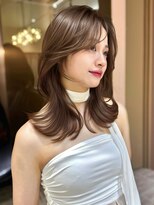 ロンドガーネット 池袋(Lond garnet)&nbsp;暗めカラー/グランマッシュ/デザインカラー/レイヤーカット/池袋