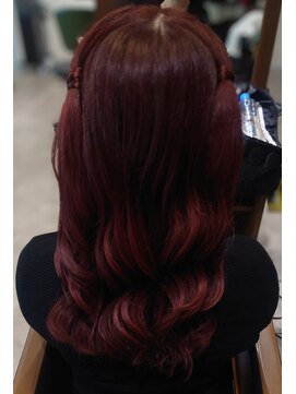 ビスポーク(BESPOKE) 20代30代ゆるふわ♪お呼ばれ大人っぽねじり編みハーフアップヘア