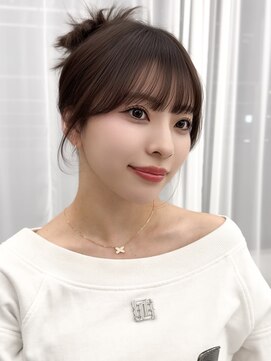 アマトウキョウスマートサロン(AMA TOKYO×Smart Salon) くびれミディアムレイヤー/顔まわりカット/美髪レイヤーカット