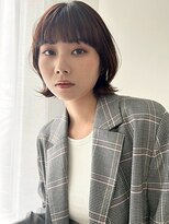 キース ヘアアンドメイク 恵比寿(kith. hair&make)&nbsp;ショート/レイヤーボブ/透明感ブラウン