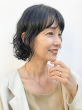 リスタ バイ 藤沢(RISTA by)&nbsp;40代50代ショートパーマヘアパーマボブコテ巻きパーマボブパーマ