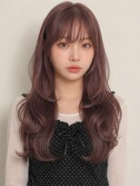 イロウ 天神大名店(IROW) レイヤーカット ブリーチなしダブルカラー ピンクベージュ 艶髪
