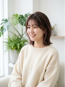 フルショウ 栄店(FURUSHO) ハッシュカットボブ/ピンクメッシュ/レイヤーボブ/大人可愛い