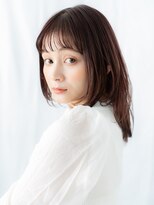 ドクターズ サロン ラブ(Dr's Salon LAB) 艶感髪質改善アッシュブラウンレイヤーロブm古河10代20代30代