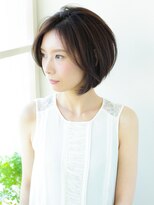 《AFLOATディル裕二朗》ボリューム&小顔を引き出すショートボブ
