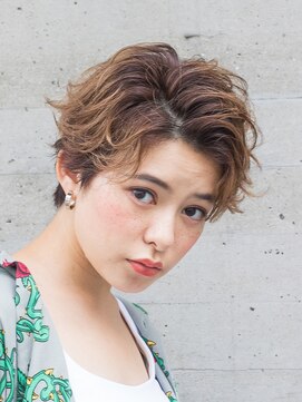 メイクス 表参道(MAKE'S omotesando) 【MAKE'S江畠】似合わせカット×ヴェールウェーブショートボブ