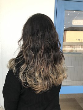 ヘアーメイク コラソン(hair make corazon) 似合わせカットメルティカラー着物フェミニンロング