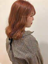 ラパンセ ブルー(LA PENSEE BLEU)&nbsp;【LA PENSEE BLEU】コーラルオレンジ　オルチャンヘア