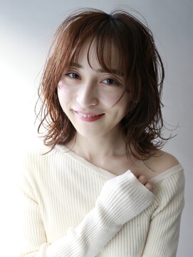 フリップビーアヴェダ(FLIP B AVEDA) セミウェットなふんわりミディ