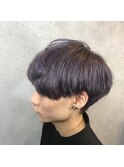 外ハネボブ/アッシュブラウン/ネオウルフ/デザインカラー