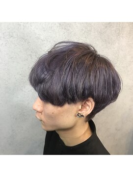 ヘアサロンエム 川越(HAIR SALON M) 外ハネボブ/アッシュブラウン/ネオウルフ/デザインカラー