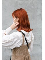 ホワイトルーム(White Room) 【色落ち後も可愛い】アプリコットオレンジ☆