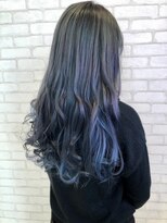 ビスイル 秋葉原店(Vis ill) ブルーブラック/グラデーション/ブリーチ/バレイヤージュ