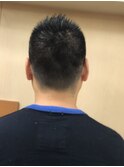 ソフトモヒカン風ショートスタイル