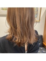 アルマヘアー(Alma hair by murasaki)&nbsp;◎ワンブリーチのベージュカラー◎