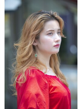 ミエル ヘア 新宿(miel hair) 〈mielhair新宿〉かきあげ大人スタイル