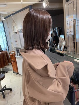 キャンバス バイ ネオリーブ 横浜西口(Canvas by neo.) ベルボブ/切りっぱなし/チョコブラウン/sn