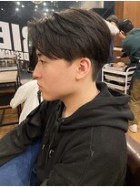 アイリーヘアデザイン(IRIE HAIR DESIGN) 【IRIE HAIR赤坂】センターパート×ツーブロック×アップバング
