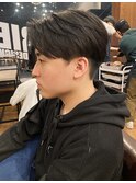 【IRIE HAIR赤坂】センターパート×ツーブロック×アップバング