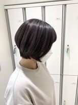 フェイス 伊勢原(FACE。) 30代40代50代60代 ショートカット白髪ぼかしハイライト9