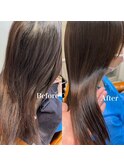 縮毛矯正Before＆After[藤沢/髪質改善]