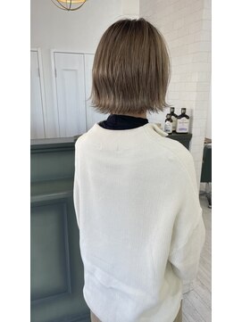 インフィールヘアー(Infeel hair) 切りっぱなしハイトーンカラー