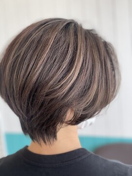 スナリー(Snaly) ハイライト/脱白髪染め/ベージュ/ミルクティー/ショート