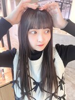 アイティーバイアルバム 八王子店(IT by ALBUM)&nbsp;ぱっつん前髪_マチルダボブピンクベージュ_59421