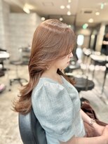 アンダーバーホワイト(_WHITE)&nbsp;アッシュベージュ　レイヤースタイル