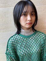 #ボブレイヤー・ウルフボブ・大人ボブ・暗髪・銀座京橋20代30代