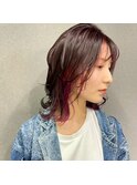 福岡/博多/インナーカラー/イヤリングカラー/ブリーチ
