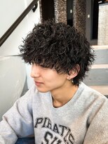 メンズサロン ガウディ 三宮店(men's salon Gaudi) メンズウルフカット×波巻きツイストスパイラルパーマ