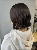 コテ巻き風ボブパーマ