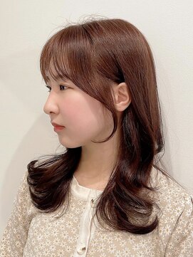 ユニコ(unico) 韓国風/レイヤー/小顔/前髪カット/髪質改善/グレージュ/透明感