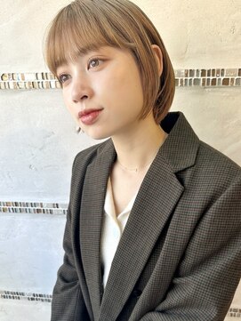 シルクレイ 新宿店(Silk-lei) 愛されショートボブ ブラウンカラー どんな年代も◎新宿
