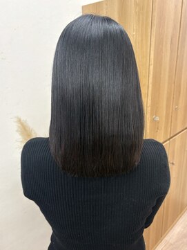 エフバイラブランシュ 大宮東口店(ef by La Blanche) 大宮/大宮美容室/韓国/サイドバング/縮毛矯正/ストレート