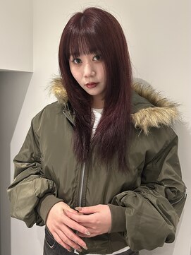 ニコフクオカヘアーメイク(NIKO Fukuoka Hair Make) [NIKO]レッドカラー/ワインレッド