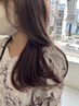 ☆人気のイヤリングカラー(インナーカラー)＋似合わせカット＋TR　￥16000