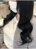 シールエクステで叶う黒髪ロング