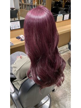 オーガニック ライフ 若葉 鶴ヶ島(organic+life) 透明感カラー★ダブルカラーブリーチピンクカラー